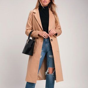 Lulu's Style Squad Tan Coat